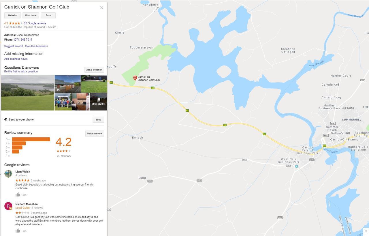Ridge-Rock Accommodation Carrick on Shannon Εξωτερικό φωτογραφία